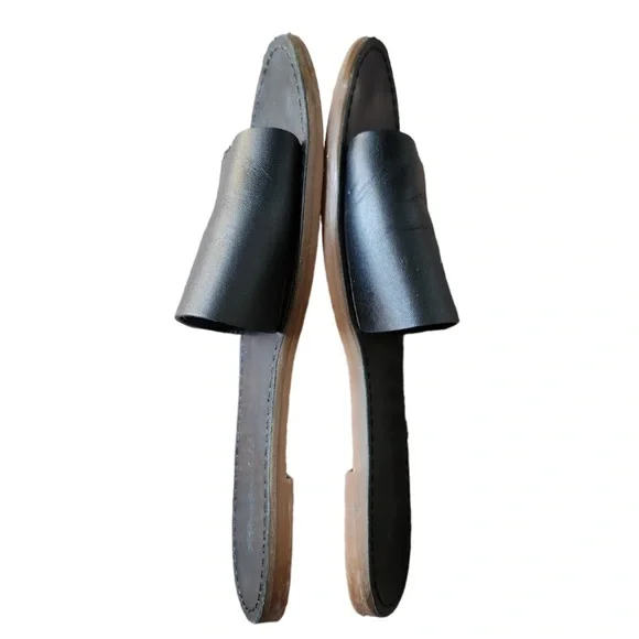 Madewell Boardwalk Post Slide Sandal True Black size 8 - Picture 5 of 7